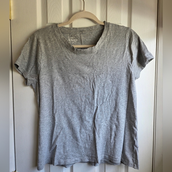 J.Crew Girlfriend Tee Bundle - Coral and Gray - Picture 6 of 9